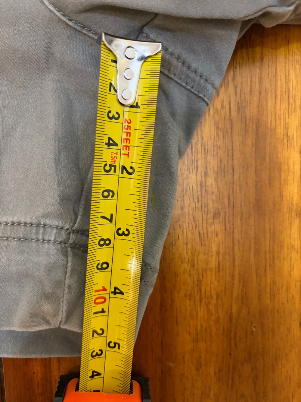 one 5 one Gray Utility Patch-Pocket Shorts - Picture 6 of 6